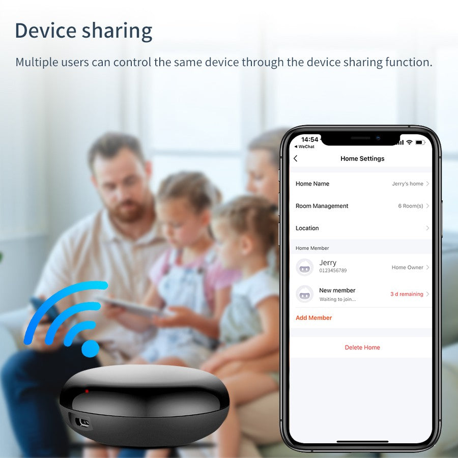 Controle Remoto Universal Inteligente Wi-Fi