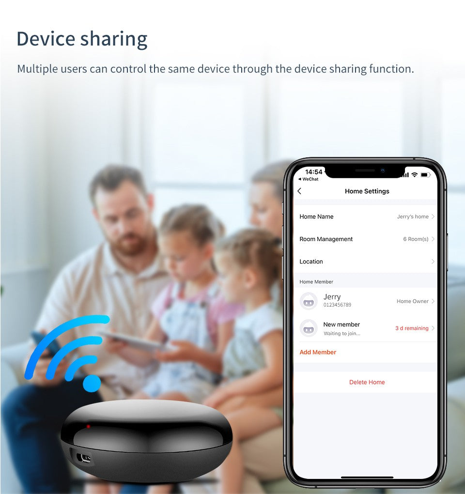 Controle Remoto Universal Inteligente Wi-Fi