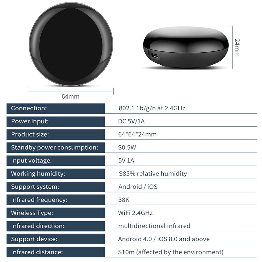 Controle Remoto Universal Inteligente Wi-Fi